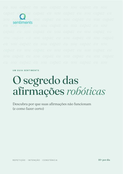 Capa do e-book O segredo das afirmações robóticas